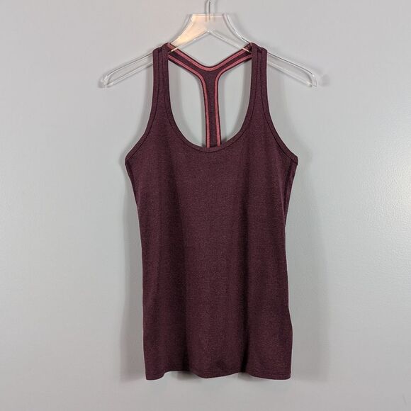 The North Face Maroon Racer Back Tank Top Women's Medium - Picture 2 of 7
